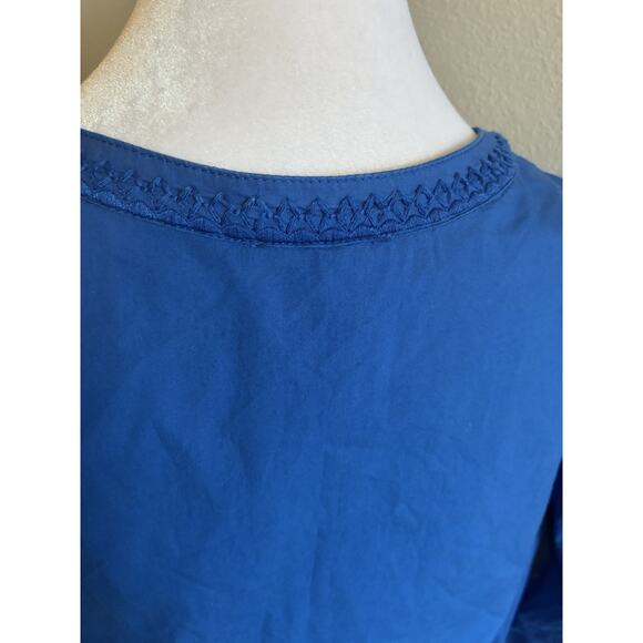 Tommy Bahama Boho Salina Key Organic Cotton Poplin Shift Dress Coverup Pockets M - Picture 10 of 16